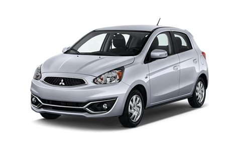 Mitsubishi Mirage para alquiler en Orlando con VIP Orlando