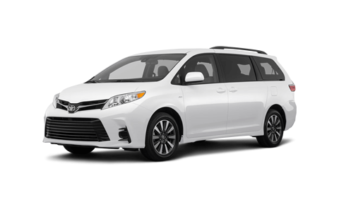 Toyota Sienna para alquiler en Orlando con VIP Orlando