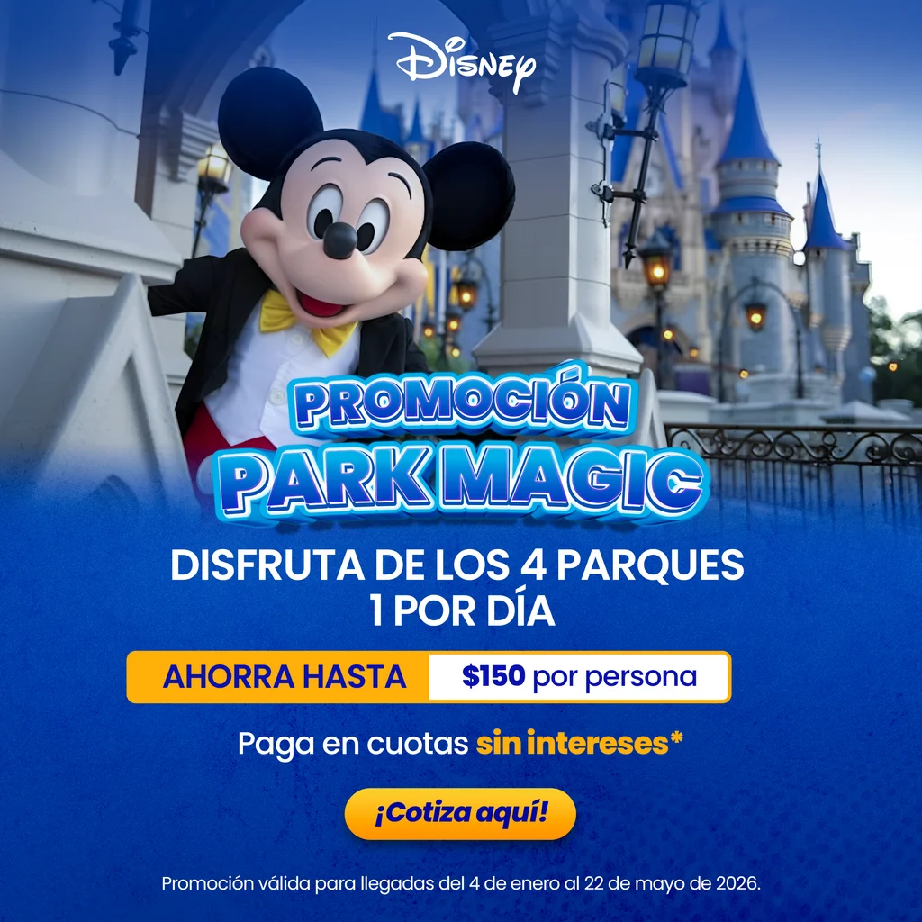 Oferta de tickets para Disney World Orlando