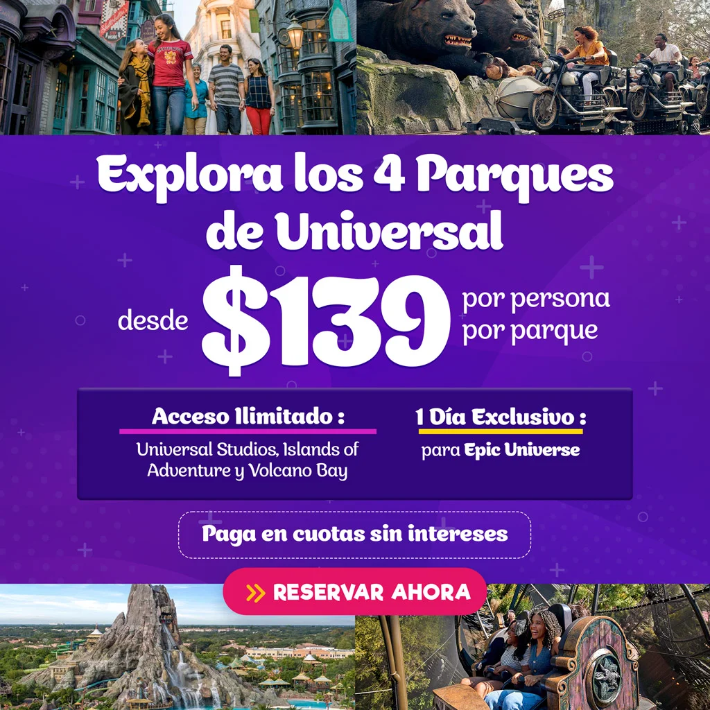 Oferta de tickets para Universal Studios Orlando