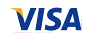 Logo de Visa, método de pago aceptado
