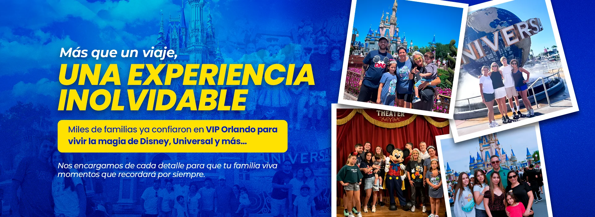 Promociones exclusivas de VIP Orlando: casas vacacionales, entradas a Disney, alquiler de autos y paquetes vacacionales
