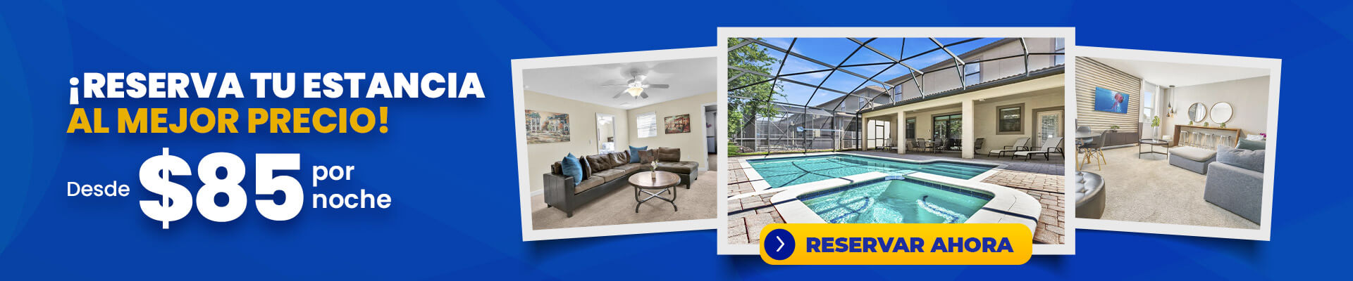 Promociones exclusivas de VIP Orlando: casas vacacionales, entradas a Disney, alquiler de autos y paquetes vacacionales