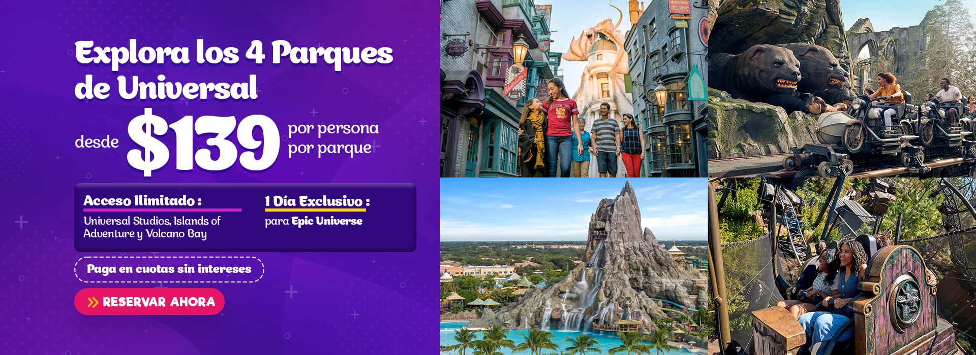 Promociones exclusivas de VIP Orlando: casas vacacionales, entradas a Disney, alquiler de autos y paquetes vacacionales