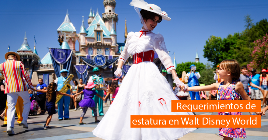 Requerimientos de Estatura de Walt Disney World