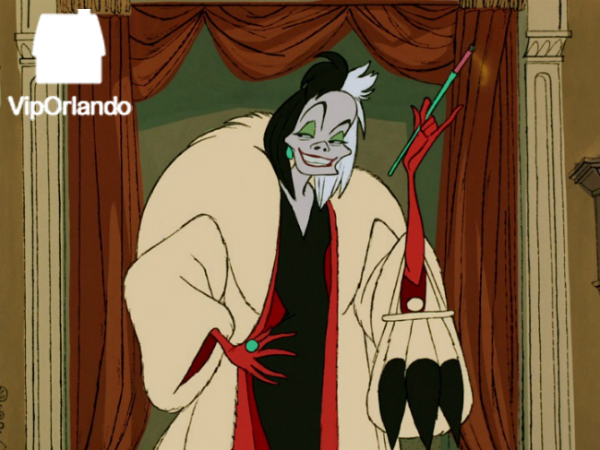 Villanos Disney: Cruella de Vil de 101 Dálmatas