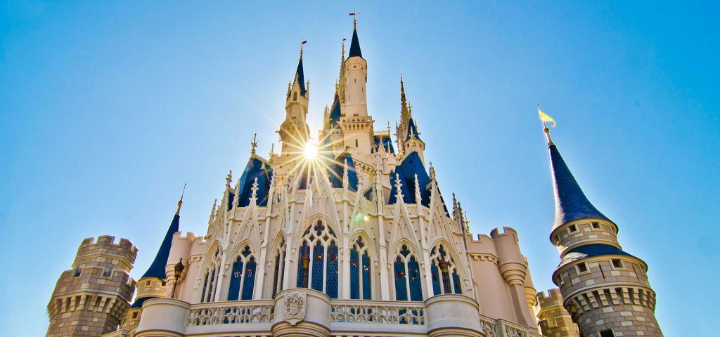 Castillo bonito de Disneylandia Orlando