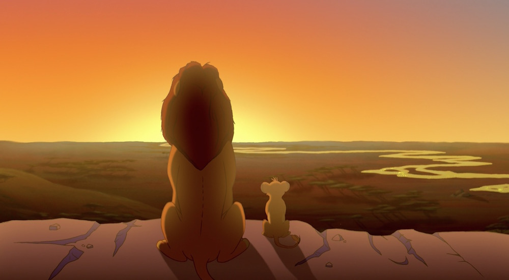 Mufasa explica a Simba el ciclo de la vida