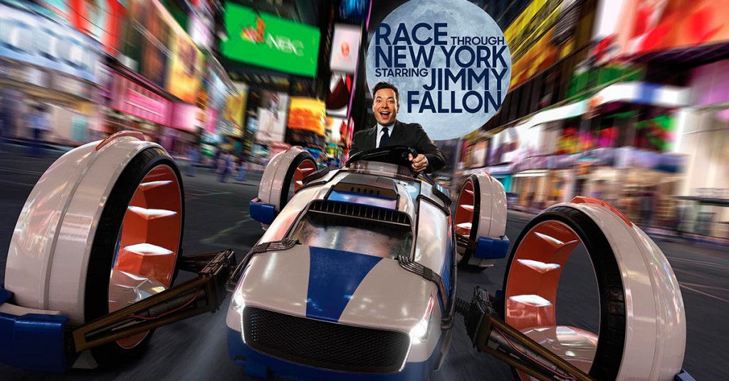 Jimmy Fallon llegó a Universal Studios Florida