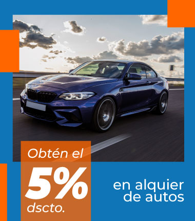 5% alquiler de autos