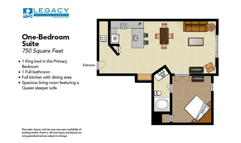 Habitación para 4 personas en Legacy Vacation Club Lake Buena Vista, Orlando
