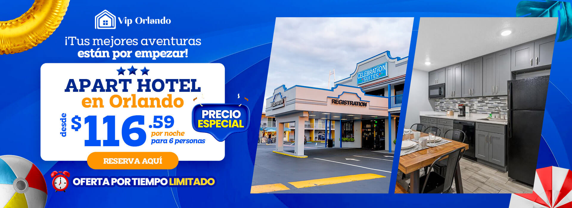 reserva tu apart hotel en orlando